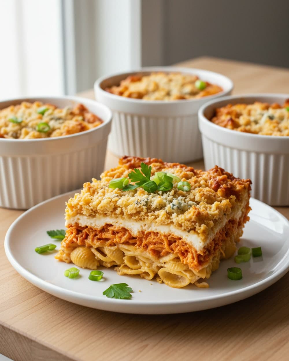 Buffalo Chicken Casserole