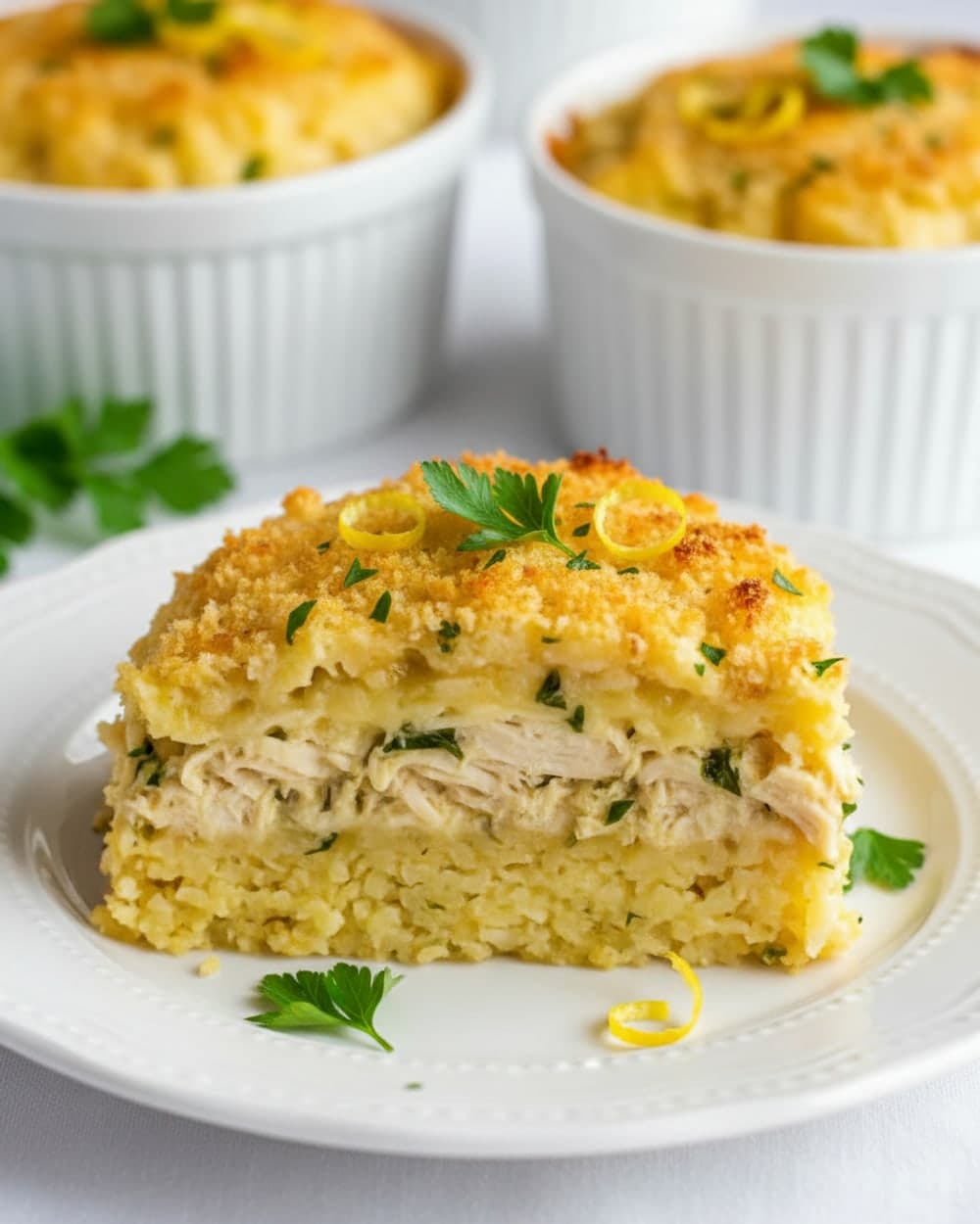Lemon Chicken Cauliflower Dinner