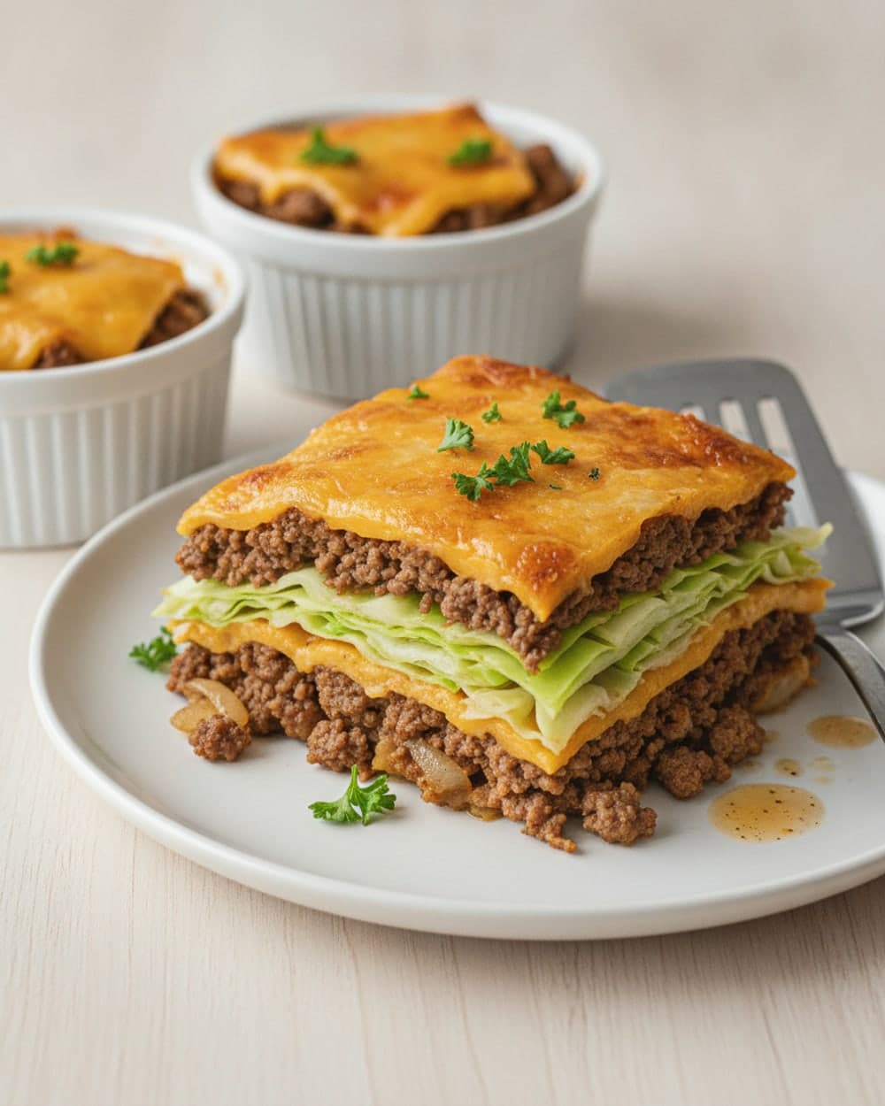 Cheeseburger Cabbage Skillet