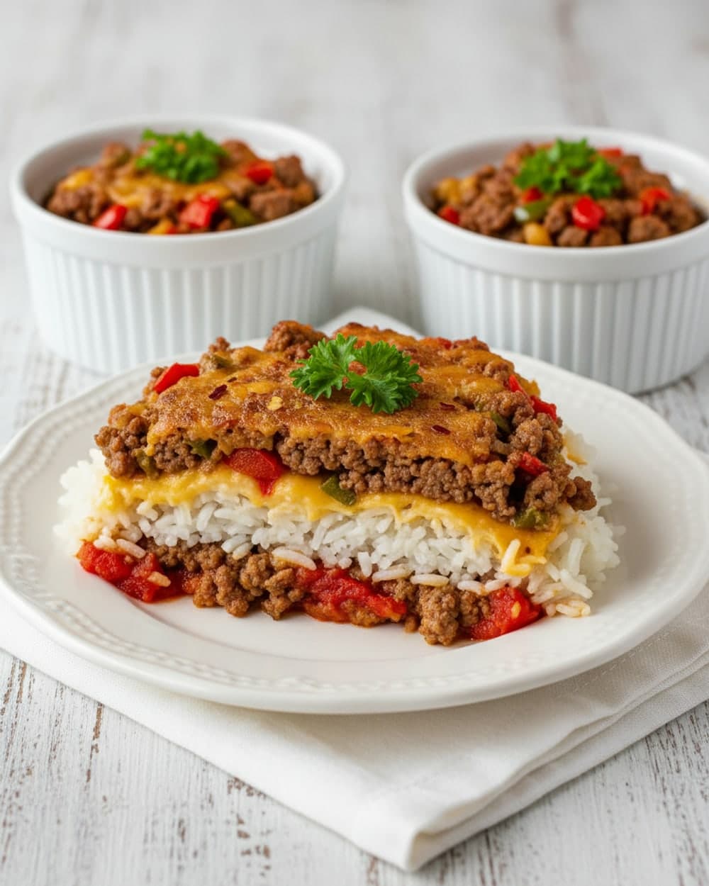 Pepper Ground Beef Skillet