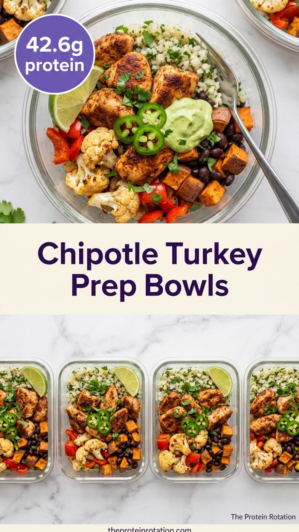 Chipotle Turkey Prep Bowls