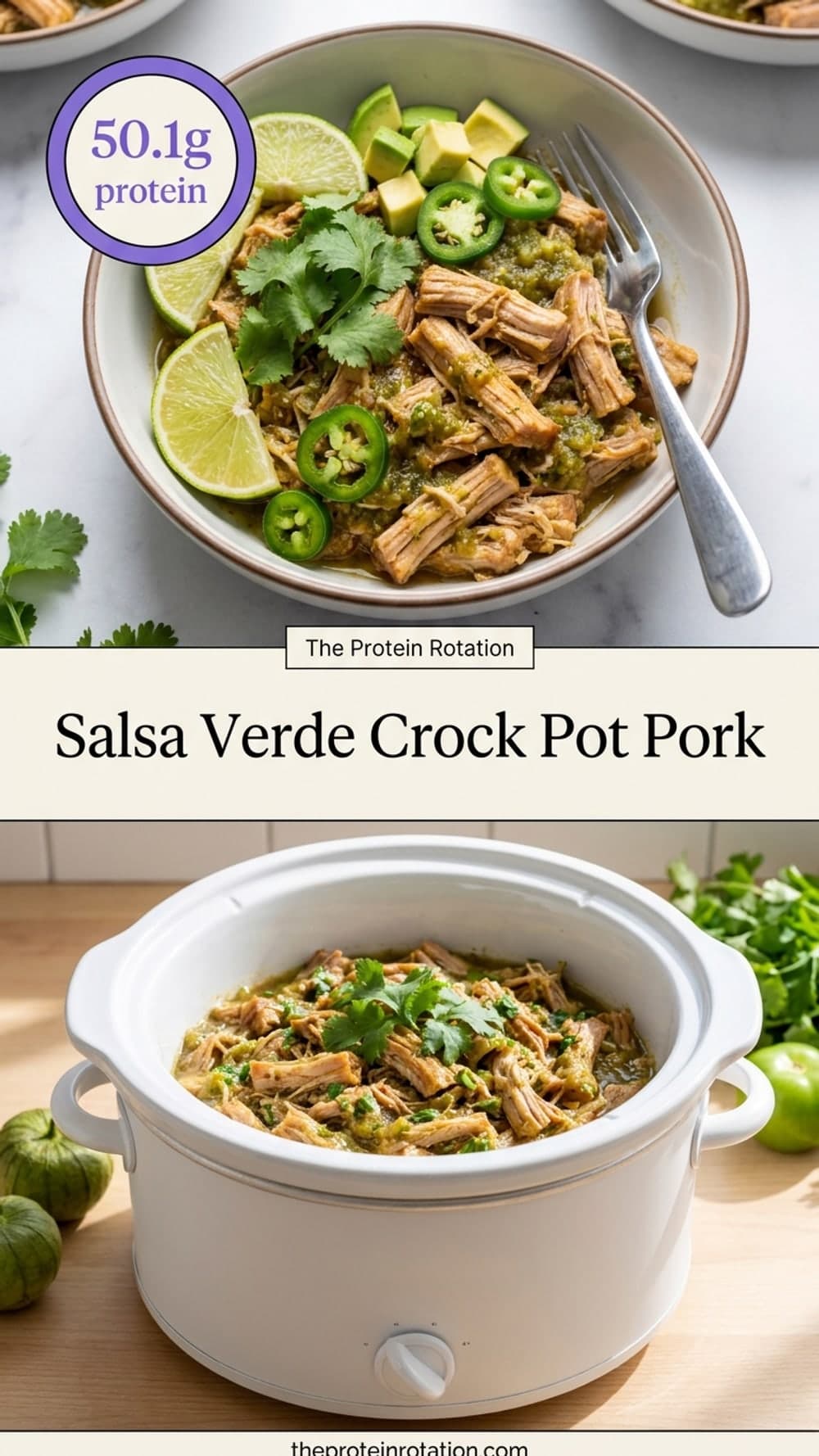 Salsa Verde Crock Pot Pork
