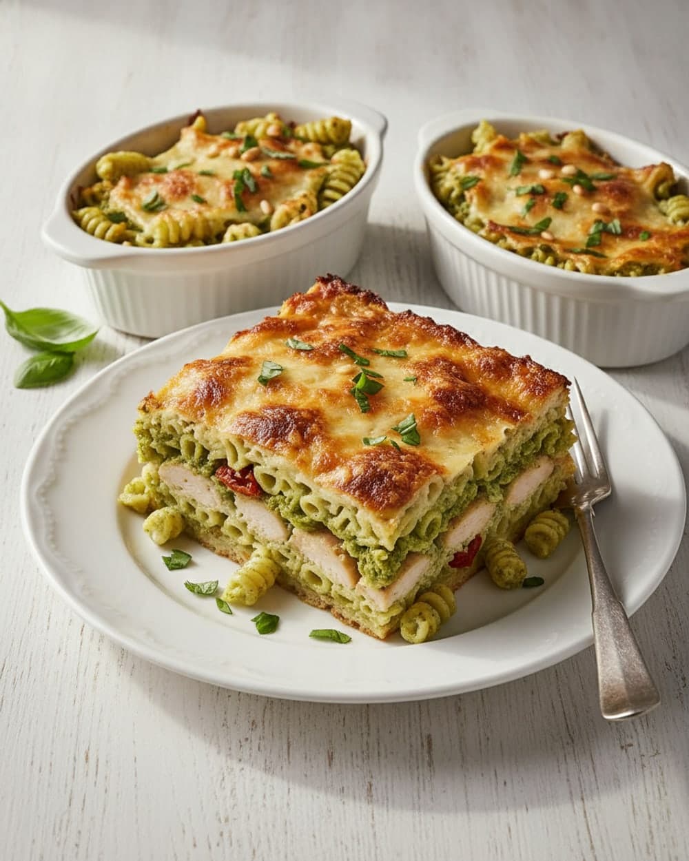 Chicken Pesto Trays