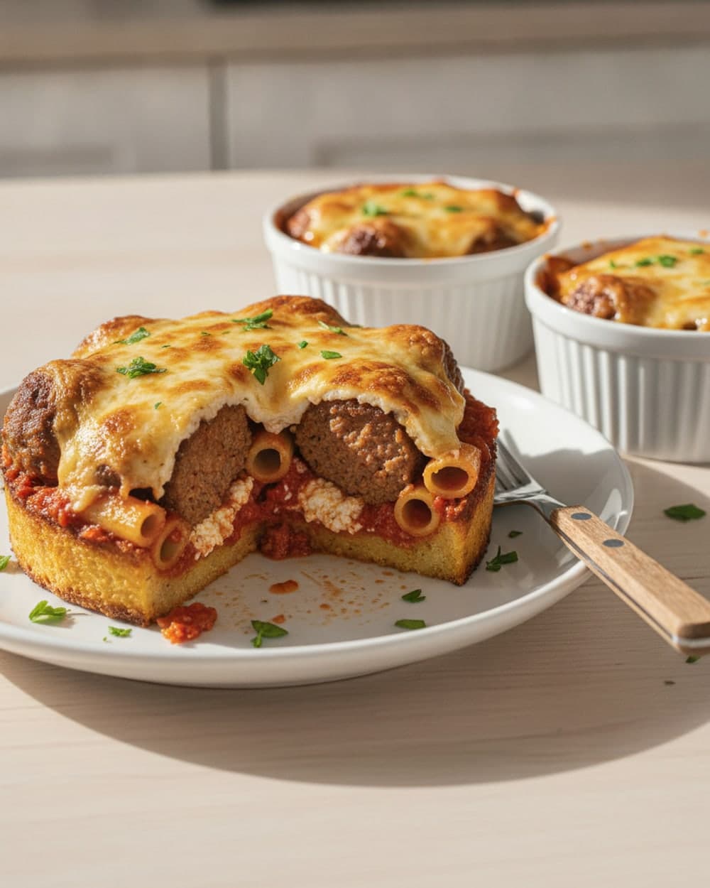 Meatball Tomato Bakes
