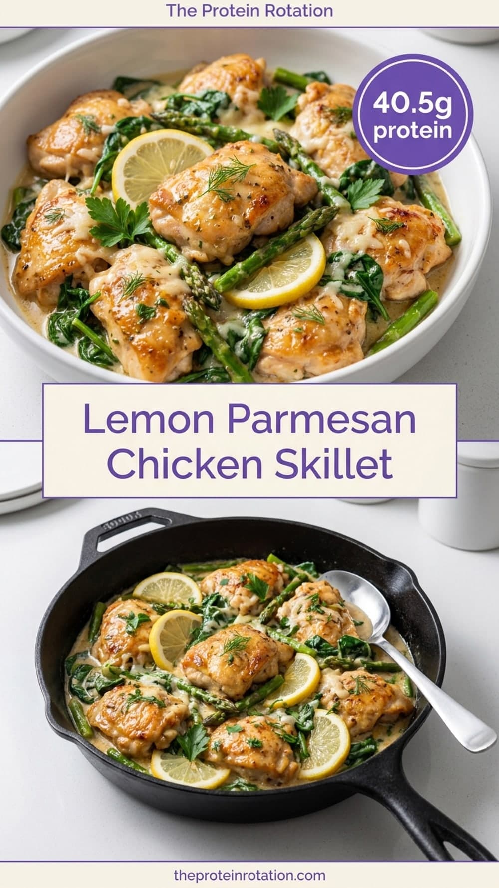 Lemon Parmesan Chicken Skillet