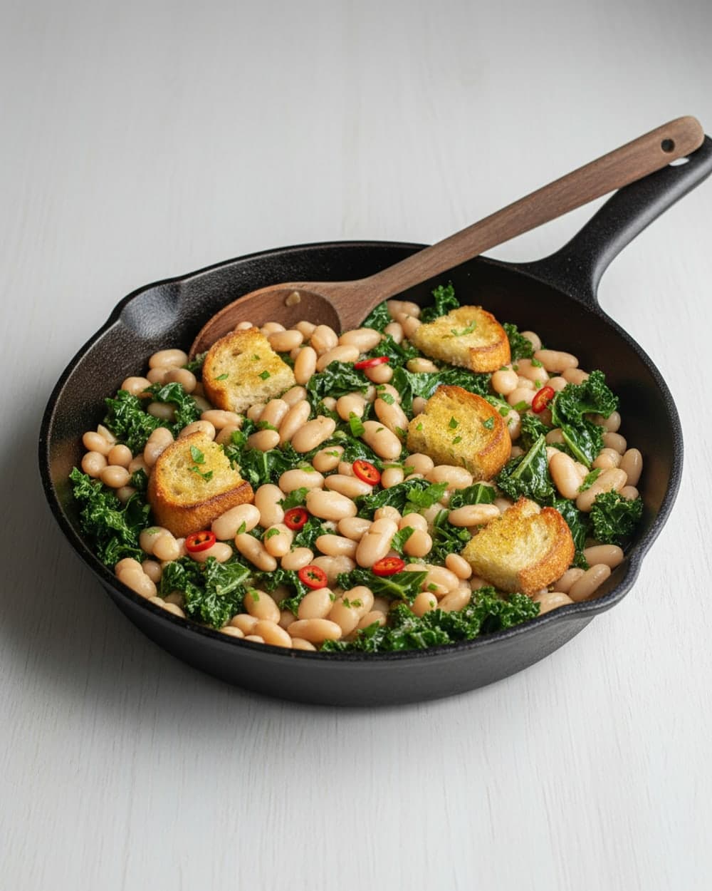 White Bean Kale Skillet