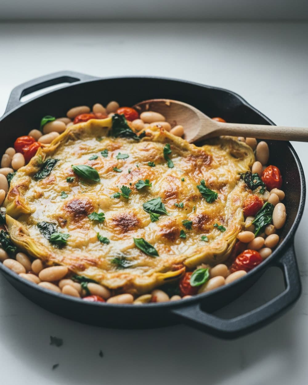 White Bean Artichoke Skillet