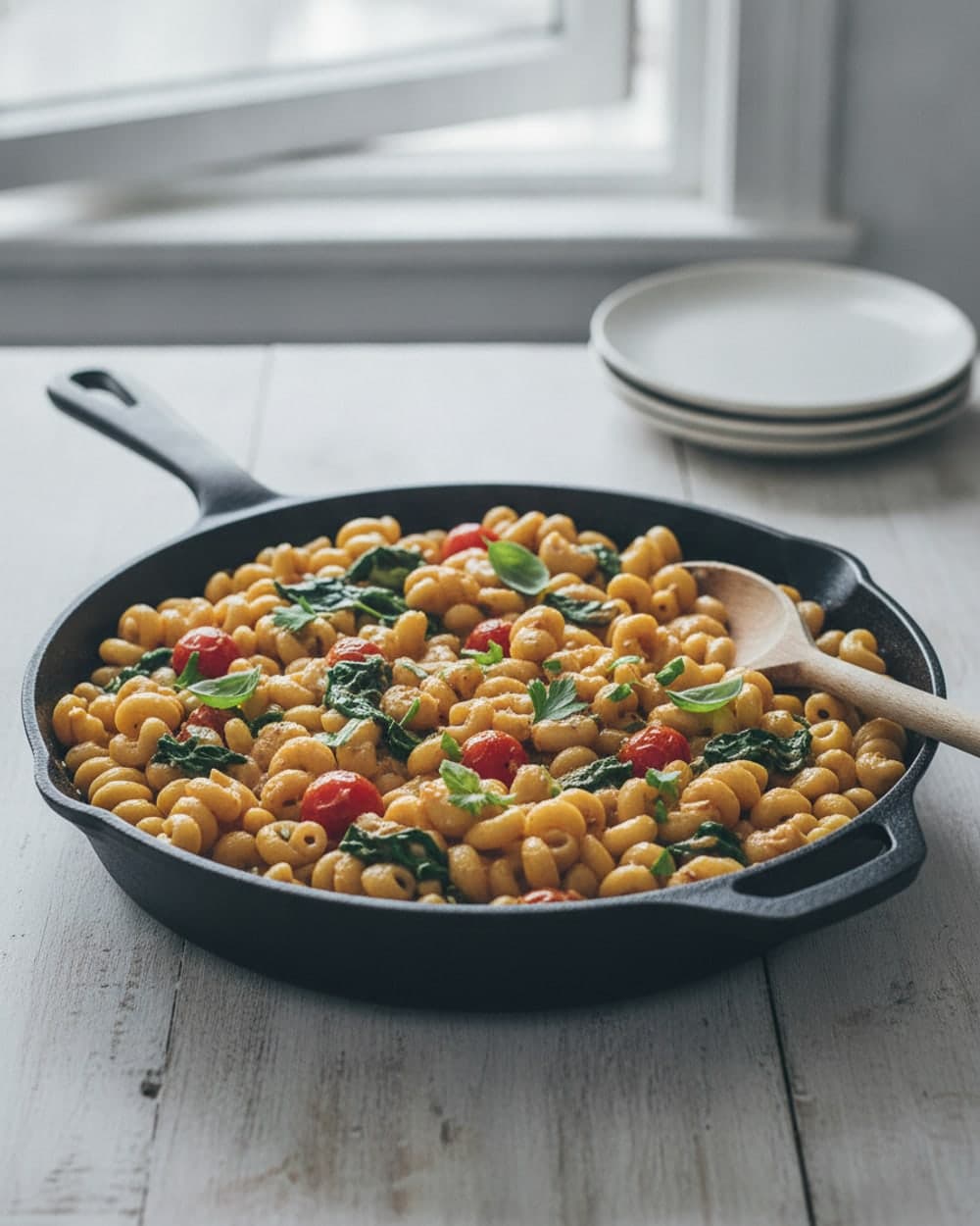 Cannellini Bean Pasta Skillet